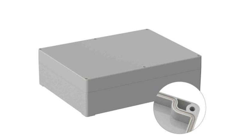 Obudowa ogólnego użytku ekranowana Szary IP65 Silikon, 230 x 300 x 85mm, RS PRO 5U3-71246