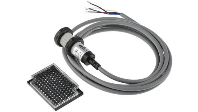 Czujniki fotoelektryczne Odbicie retro PNP NO/NC cylindryczny zakres 3 m IP67-8705 Czujniki fotoelektryczne Odbicie retro PNP NO/NC cylindryczny zakres 3 m IP67-8705