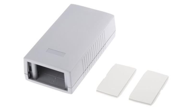 Obudowa urządzeń elektronicznych IP54, ABS, Szary, 150 x 80 x 45mm, RS PRO-71244 Obudowa urządzeń elektronicznych IP54, ABS, Szary, 150 x 80 x 45mm, RS PRO-71244