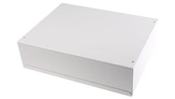 Obudowa urządzeń elektronicznych, Stal walcowana na zimno, Szary, 350 x 270 x 95mm, RS PRO-71893