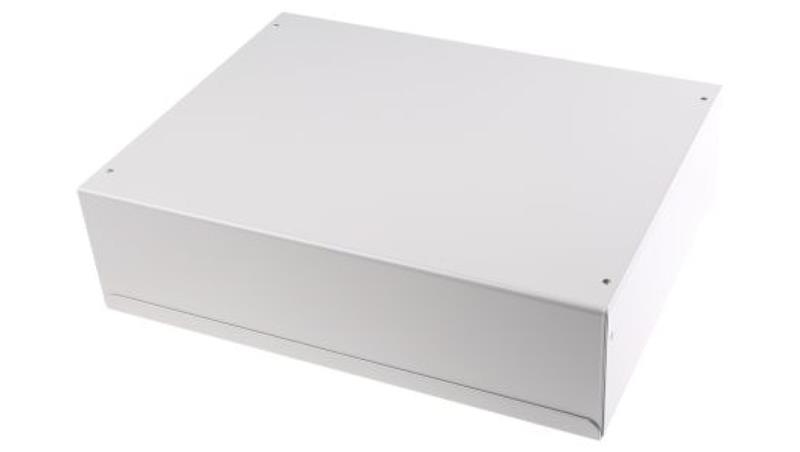 Obudowa urządzeń elektronicznych, Stal walcowana na zimno, Szary, 350 x 270 x 95mm, RS PRO-71893 Obudowa urządzeń elektronicznych, Stal walcowana na zimno, Szary, 350 x 270 x 95mm, RS PRO-71893