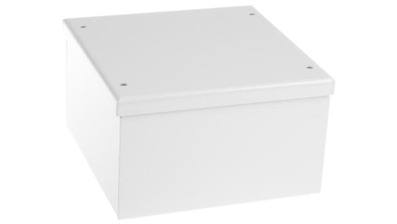 Obudowa urządzeń elektronicznych, Stal walcowana na zimno, Szary, 150 x 150 x 90mm, RS PRO-71112