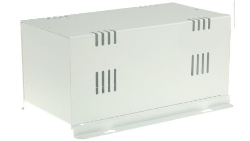 Obudowa urządzeń elektronicznych wentylowana, Stal walcowana na zimno, biała, 257 x 130 x 112mm, RS PRO-71801 Obudowa urządzeń elektronicznych wentylowana, Stal walcowana na zimno, biała, 257 x 130 x 112mm, RS PRO-71801