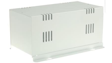 Obudowa urządzeń elektronicznych wentylowana, Stal walcowana na zimno, biała, 257 x 130 x 112mm, RS PRO-71801