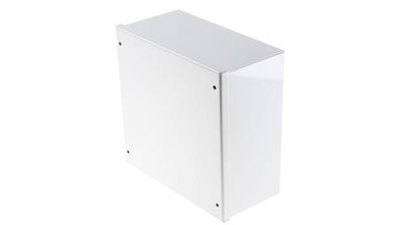 Obudowa urządzeń elektronicznych, Stal walcowana na zimno, Szary, 200 x 200 x 100mm, RS PRO-71195