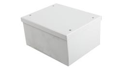 Obudowa urządzeń elektronicznych, Stal walcowana na zimno, Szary, 120 x 150 x 80mm, RS PRO-71158