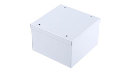 Obudowa urządzeń elektronicznych, Stal walcowana na zimno, Szary, 120 x 120 x 80mm, RS PRO-71947