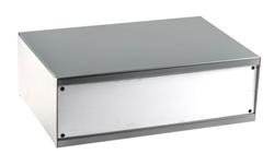 Obudowa urządzeń elektronicznych, Stal walcowana na zimno, Szary, 300 x 200 x 100mm, RS PRO-71805