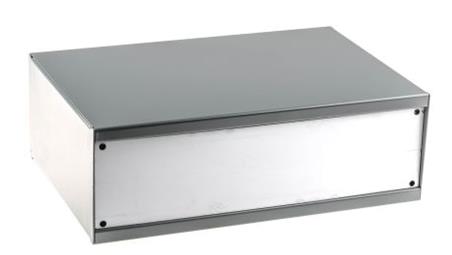 Obudowa urządzeń elektronicznych, Stal walcowana na zimno, Szary, 300 x 200 x 100mm, RS PRO-71805