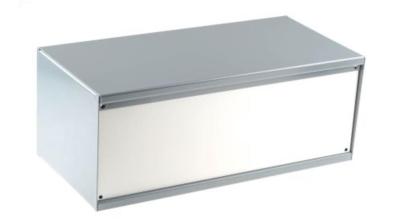 Obudowa urządzeń elektronicznych, Stal walcowana na zimno, Szary, 406 x 197 x 159mm, RS PRO-71534