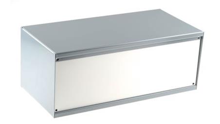 Obudowa urządzeń elektronicznych, Stal walcowana na zimno, Szary, 406 x 197 x 159mm, RS PRO-71534