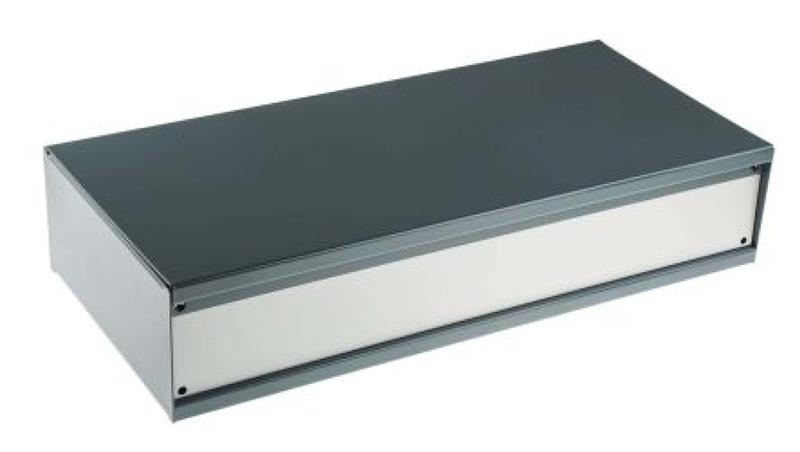 Obudowa urządzeń elektronicznych, Aluminium, stal, Szary, 432 x 200 x 88mm, RS PRO-71525 Obudowa urządzeń elektronicznych, Aluminium, stal, Szary, 432 x 200 x 88mm, RS PRO-71525