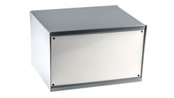 Obudowa urządzeń elektronicznych, Stal walcowana na zimno, Szary, 254 x 197 x 159mm, RS PRO-71450