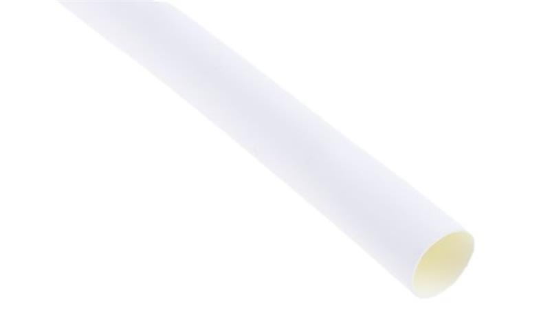 Osłona termokurczliwa z klejem Biały 3:1, średnica 12.7mm, dł. 1.2m, RS PRO-78908