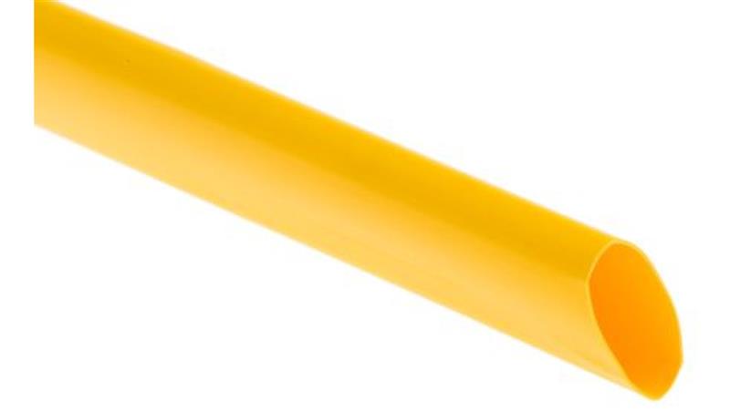 Osłona termokurczliwa z klejem żółta 3:1, średnica 19mm, dł. 1.2m, RS PRO-78789