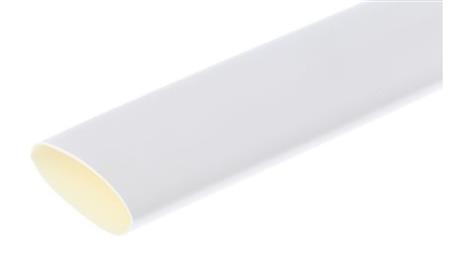 Osłona termokurczliwa z klejem Biały 3:1, średnica 19mm, dł. 1.2m, RS PRO-78866