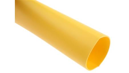 Osłona termokurczliwa z klejem żółta 3:1, średnica 24mm, dł. 1.2m, RS PRO-78769