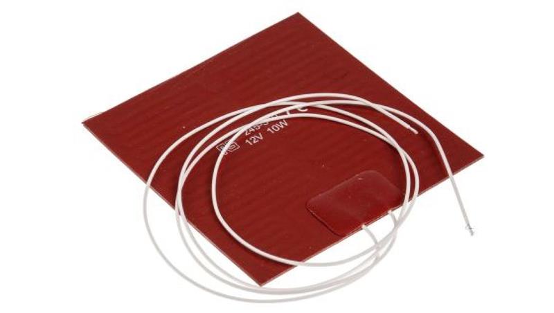 Silicone Heater Mat 10 W 12 V DC 100 x 100mm-27058