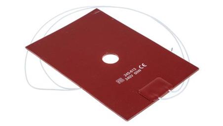 Silicone Heater Mat 50 W 240 V AC 100 x 150mm-27041