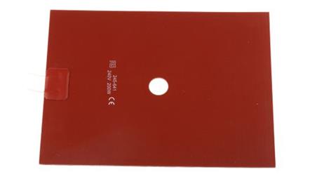 Silicone Heater Mat 200 W 240 V AC 150 x 200mm-27047