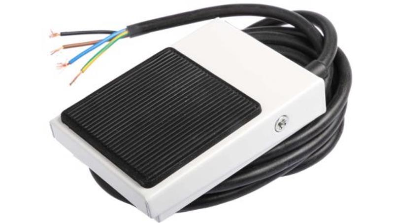 Metalowy przełącznik nożny IPX2 Uniwersalny Chwilowy Stal miękka, SP-CO 3 A 24V 250V-18559