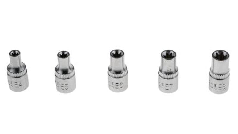 Zestaw nasadek 5 Piece 1/4 cala Kwadratowy Drive RS PRO-81152