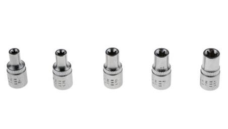 Zestaw nasadek 5 Piece 1/4 cala Kwadratowy Drive RS PRO-81152