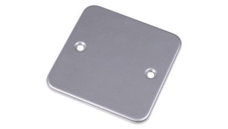 Zaślepka szara 1-drożna metalowa-26946