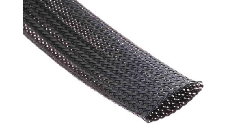 Rurka osłonowa Czarny 30mm rozciągalna RS PRO-79016 Rurka osłonowa Czarny 30mm rozciągalna RS PRO-79016