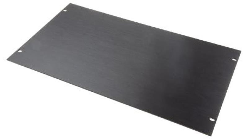 Panel przedni do szafy RACK, 6U, 482.6 x 310.4mm, kolor: Czarny, RS PRO-73105 Panel przedni do szafy RACK, 6U, 482.6 x 310.4mm, kolor: Czarny, RS PRO-73105