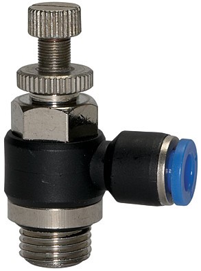 Zawór dławiąco-zwrotny do zaw. fi 10mm G1/4