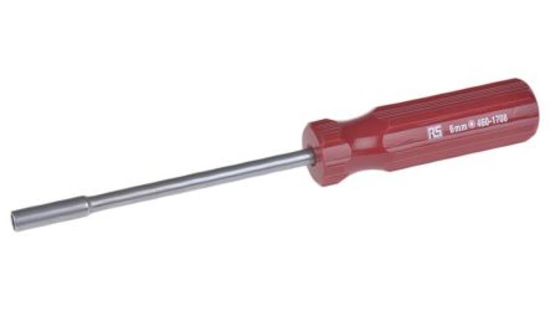Wkrętak do nasadek, mat. łopatki: Stal, mat. uchwytu: Plastik, końcówka: Sześciokątna, rozmiar: 6 mm-81218