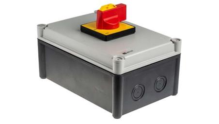 Przełącznik izolacyjny bez bezpiecznika 4-biegunowy 100 A 45 kW 3-fazowy IP65-13882
