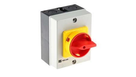 Przełącznik izolacyjny bez bezpiecznika 4-biegunowy 20 A 7,5 kW 3-fazowy IP65-13753