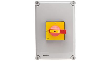 Przełącznik izolacyjny bez bezpiecznika 6-biegunowy 32 A 11 kW IP65-13867