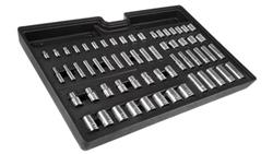 Zestaw nasadek 61 Piece 1/2 cala, 1/4 cala, 3/8 cala Kwadratowy Drive RS PRO-81288
