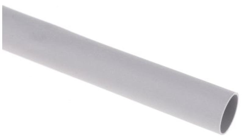 Osłona termokurczliwa Szary 2:1, średnica 6.4mm, dł. 1.2m, RS PRO-79018