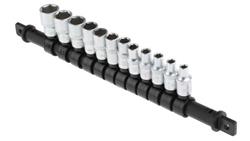 Zestaw nasadek 12 Piece 1/4 in Kwadratowy Drive RS PRO-81209