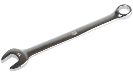 Klucz płasko-oczkowy, roz. 14 mm, dł. 193 mm, materiał: Stal chromowo-wanadowa, RS PRO-81438