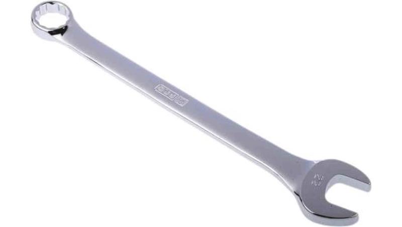Klucz płasko-oczkowy, roz. 22 mm, dł. 295 mm, materiał: Stal chromowo-wanadowa, RS PRO-81474 Klucz płasko-oczkowy, roz. 22 mm, dł. 295 mm, materiał: Stal chromowo-wanadowa, RS PRO-81474