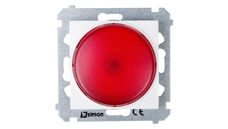 Simon 54 Sygnalizator świetlny LED czerwone światło biały DSS2.01/11-42022