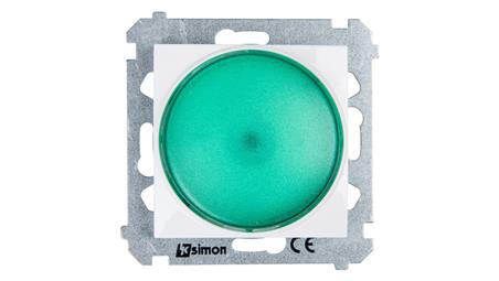 Simon 54 Sygnalizator świetlny LED zielone światło biały DSS3.01/11-42023