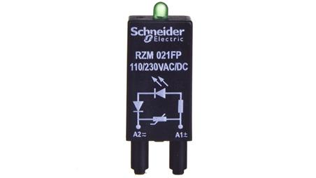 Moduł zabezpieczający warystor + LED 110-230V AC/DC RZM021FP-19850