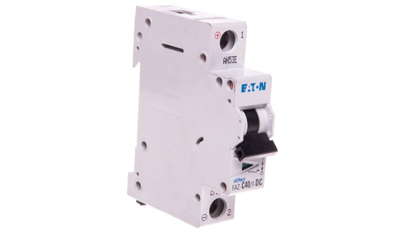 Wyłącznik nadprądowy 1P C 40A 10kA DC FAZ C40/1-DC 279132-16985 Wyłącznik nadprądowy 1P C 40A 10kA DC FAZ C40/1-DC 279132-16985