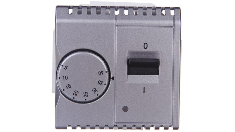 Simon Basic Regulator temperatury z czujnikiem wewnętrznym stal inox BMRT10w.02/21-28324