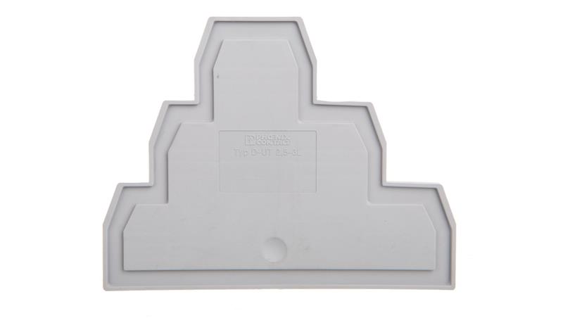 Pokrywa końcowa 2,2mm szara D-UT 2,5-3L 3214314-68411