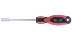 Wkrętak do nasadek, dł. ostrza: 125 mm, mat. łopatki: Stal, mat. uchwytu: Plastik, dł. całkowita: 236 mm, końcówka:-81195