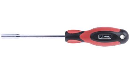 Wkrętak do nasadek, dł. ostrza: 125 mm, mat. łopatki: Stal, mat. uchwytu: Plastik, dł. całkowita: 236 mm, końcówka:-81195