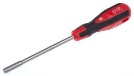 Wkrętak do nasadek, dł. ostrza: 125 mm, mat. łopatki: Stal, mat. uchwytu: Plastik, końcówka: Sześciokątna, rozmiar: 6 mm-81253