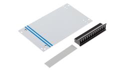 Panel przedni do szafy RACK, 3U x 14KM, kolor: Szary, RS PRO-73104